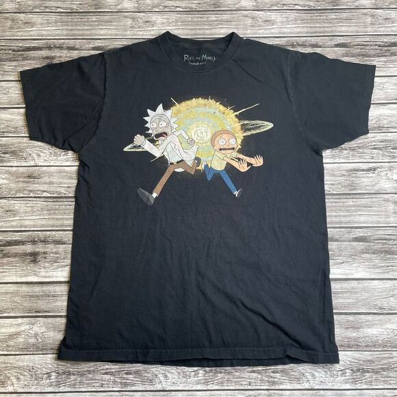 Ripple Junction Men's Adult Swim Rick and Morty Tee Shirt T-Shirt M Med Medium - Picture 1 of 9
